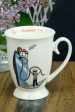 Porcelanowy kubek z  żeglarską grafiką (0723-1) miniaturka 1