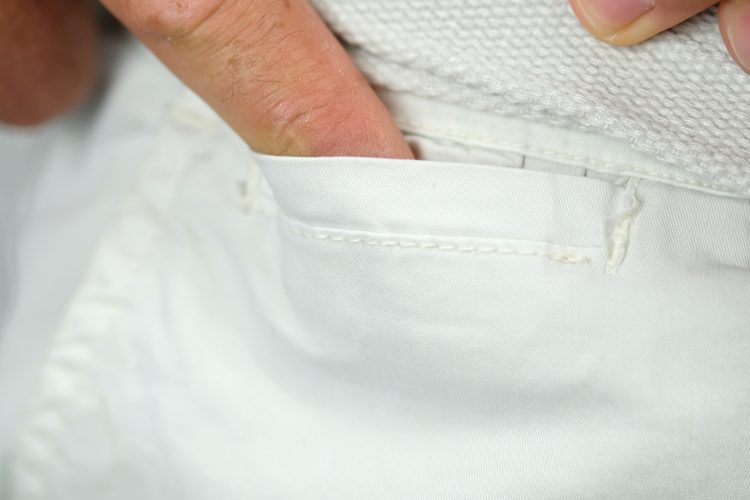 Beżowe żeglarskie krótkie spodenki (0680-9) zdjęcie 6