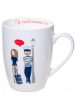 Porcelanowy kubek z  żeglarską grafiką (0723-2) miniaturka 4